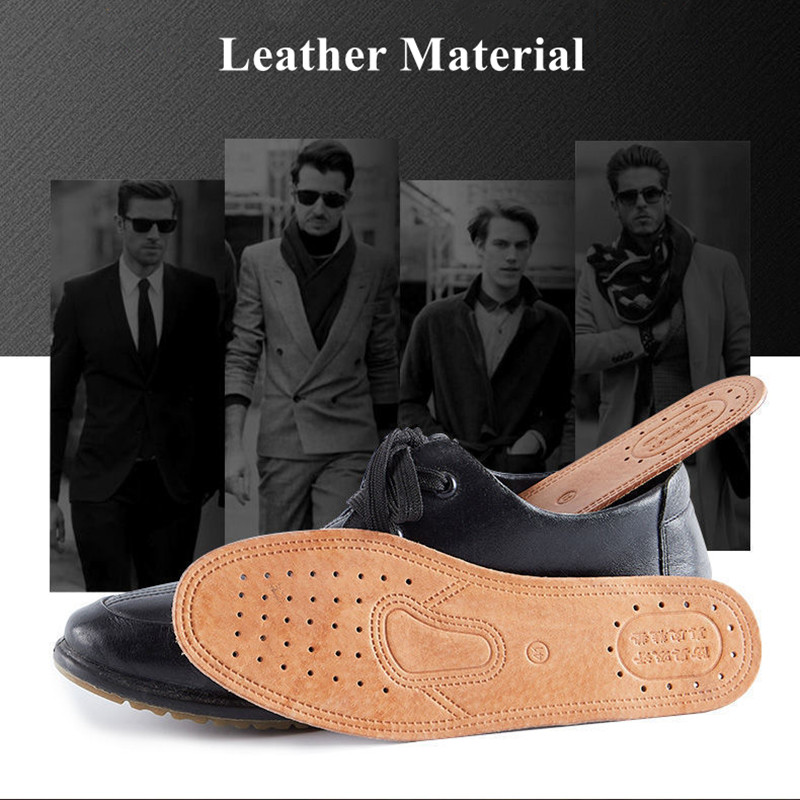 Sottopiede in vera pelle di vacchetta Scarpe in pelle Stivali Inserti per scarpe Morbido e traspirante Deodorante Modello antiscivolo Solette ammortizzanti Suola