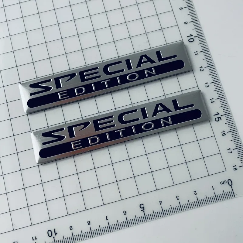 3D Metal EDYCJA LIMITOWANA Emblemat Naklejka Aluminiowe Logo Błotnik samochodowy Odznaka Naklejka na bagażnik Specjalna EDYCJA Stikcer Akcesoria