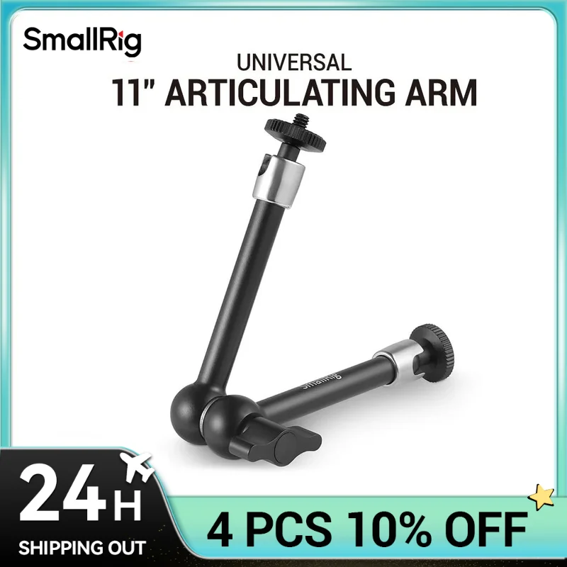 SmallRig-brazo articulado de 9,5 pulgadas, brazo mágico de fricción ajustable para Monitor LCD DSLR, accesorios de cámara con luz LED 2066