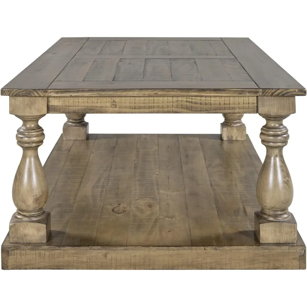 Mesa De Café De Madeira Com Armazenamento, Recepção Moderna Da Sala De Estar, Mesa De Café