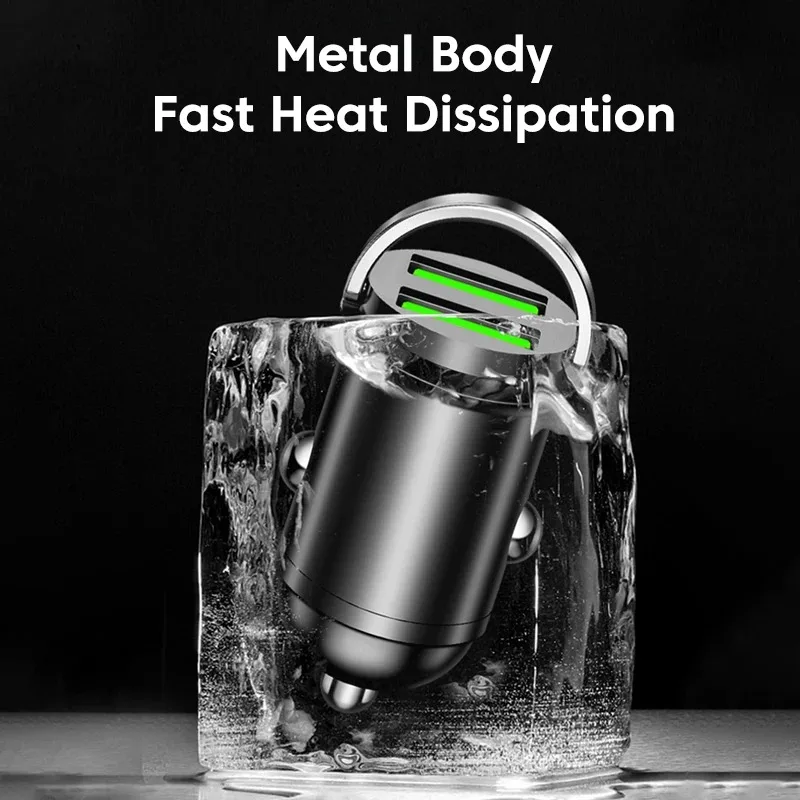デュアル200W USBカーチャージャー、iPhone、Xiaomi、Samsung、Huawei対応、QC3.0、ミニPD、USB Type-C急速充電対応