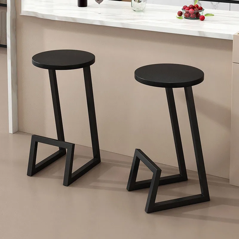 Cadeira de designer moderno nordic cozinha sala estar restaurante balcão bancos barra elegante ao ar livre taburete alto móveis para casa
