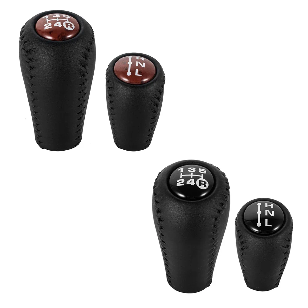 ギアシフトノブ 5 速マニュアルトランスミッションレザー転送ギアシフトトヨタプラド LC120 ランドクルーザープラド 2003-2009