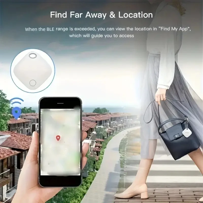 Rastreador inteligente de posicionamento global com classificação MFI para iPhone IPAD Key Finder Locator Carteira Lugggae Pet BLE Rastreamento GPS Tag em Encontrar meu
