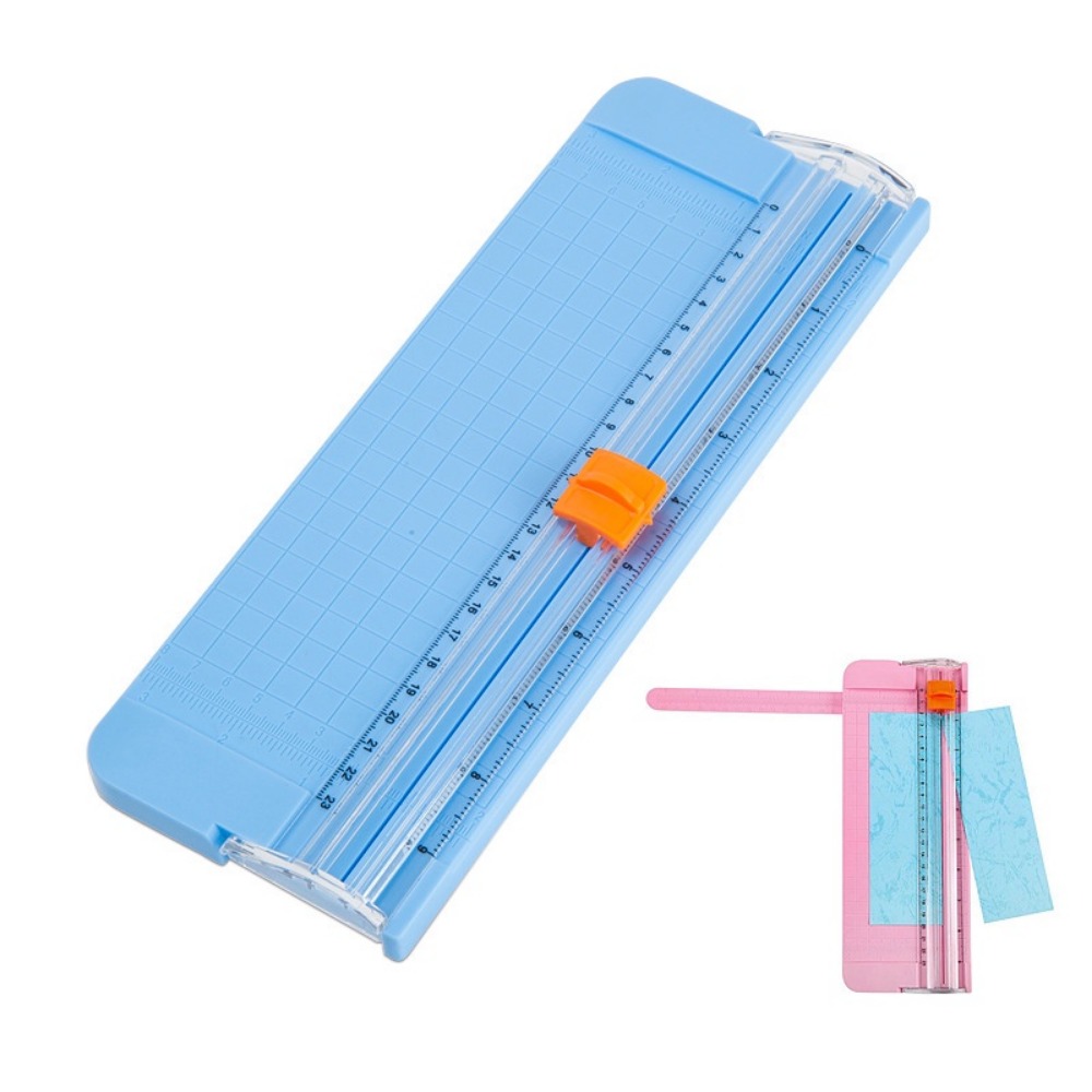 Mini Portable Paper Cutter A3 A4 Photograph Photoprint Card Cutter Replaceable Spare Blade Student School Office Stationery