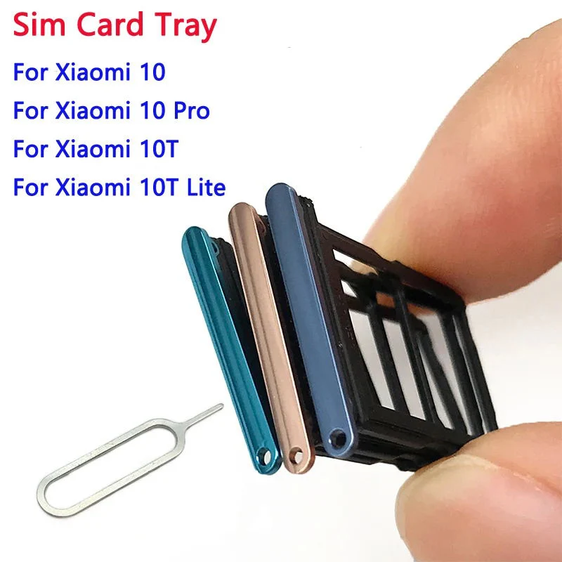 Uchwyt na kartę SIM Części zamienne do Xiaomi 10 10 Pro 10T Lite Uchwyt na kartę SD z narzędziami do naprawy
