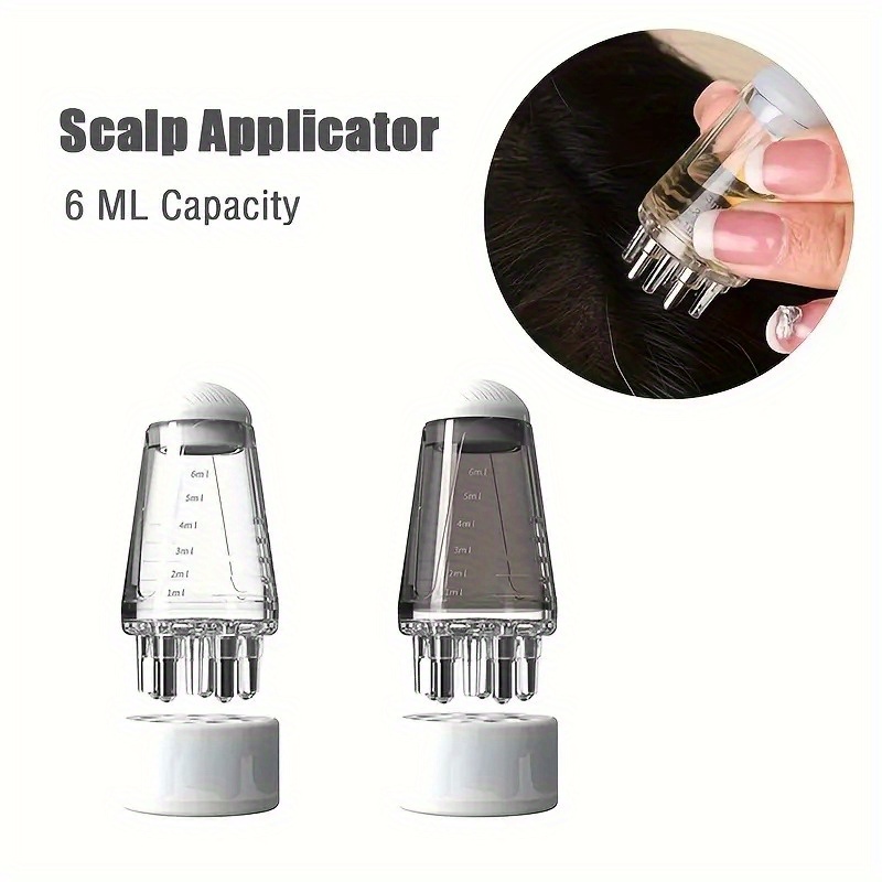Mini applicateur de cuir chevelu portable, peigne liquide, racine des cheveux, massage roulant, peigne médicinal, cheveux avec essence, huile pour nourrir le cuir chevelu