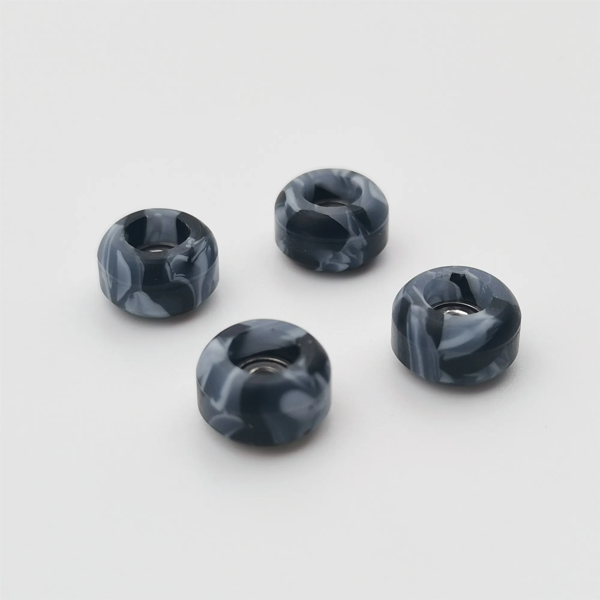 CNC Fingerboard Wheels Swirl Color for Finger Skateboard