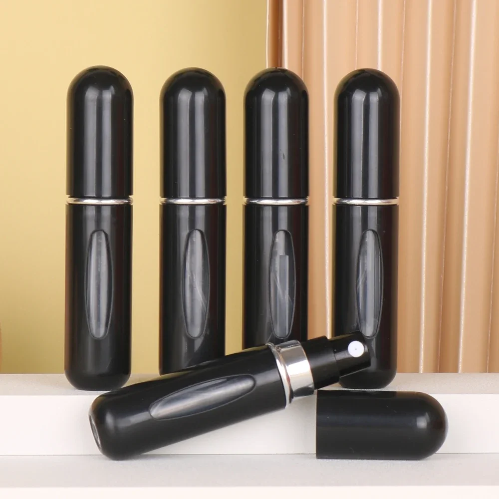 Set di bottiglie di profumo da 5/10 pezzi da 5 ml, materiale ecologico, flacone spray per profumo, mini contenitore idratante portatile