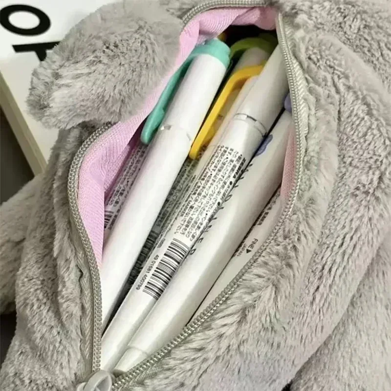 Pencil cases back to school Platypus Doll Pen Bag School Student High Value Soft Learning Stationery Storage Essential Organizer