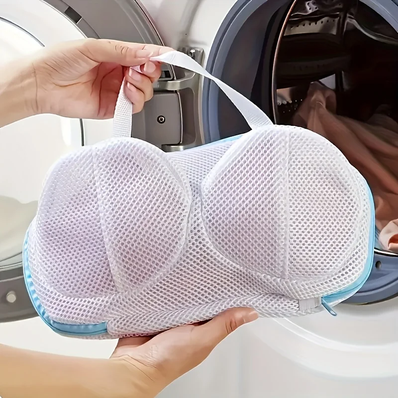Beha waszak Beha waszak Mesh waszak met ritssluiting Opvouwbare mesh lingerie ondergoed Mesh beha wasmachine tas