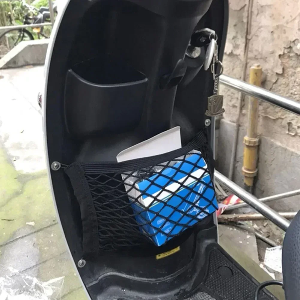Сетчатая сумка для хранения мотоцикла, высокопрочная, эластичная, сетчатая сумка для хранения велосипеда, скутера, сетчатая сумка для хранения, сетка для багажа, крючок