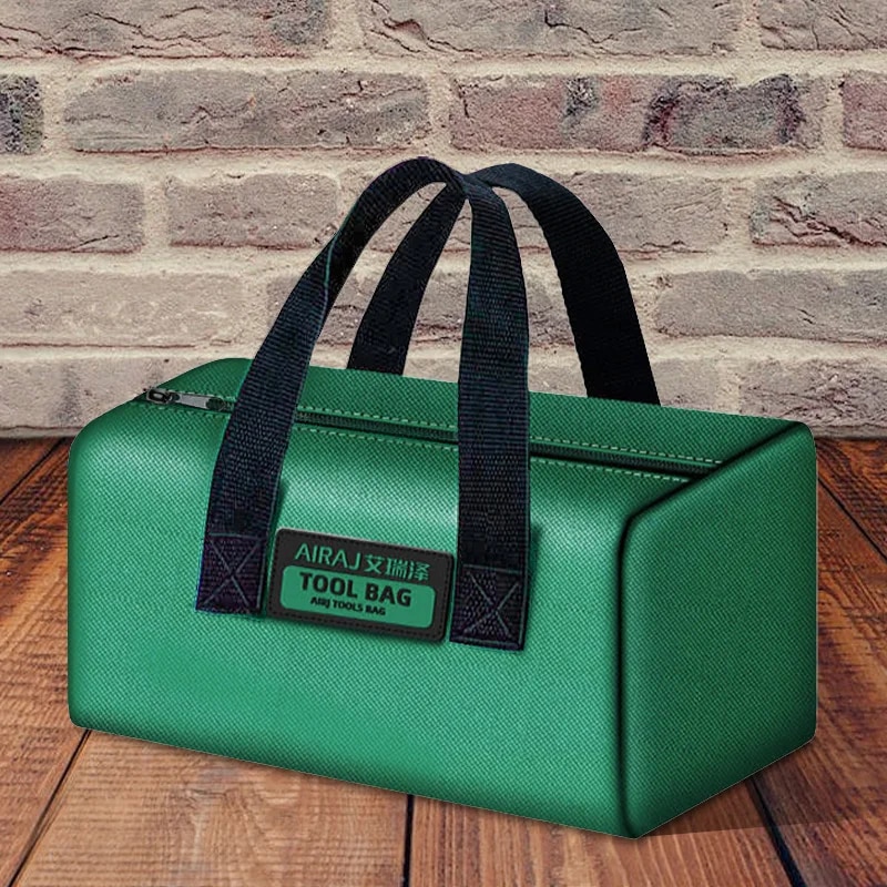 AIRAJ Borsa per attrezzi da elettricista da 2 pezzi Borsa portatile portatile multifunzionale per riporre la lavorazione del legno Oxford resistente e durevole