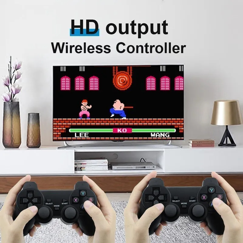 M8 4K HD Retro Game Console 20.000 games Ingebouwde draadloze controller TV Game Stick Handheld