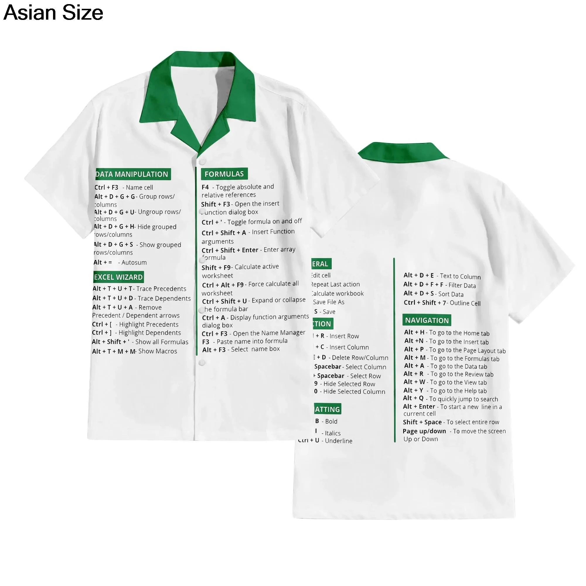 ตลก Excel เสื้อฮาวาย Aloha Beach เสื้อฮาวายส่วนบุคคลเสื้อฮาวาย - ของขวัญวันหยุดฤดูร้อน, ของขวัญครอบครัวเสื้อทํางาน