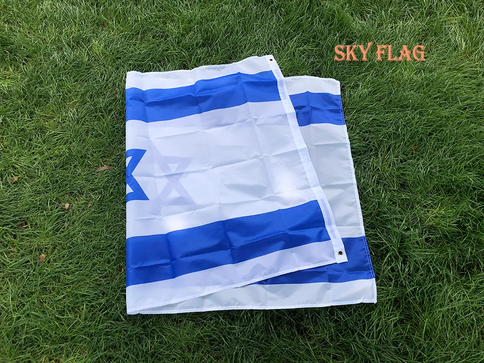 SKY FLAG Израильский национальный флаг 90X150 см подвесной полиэстер ISR IL израильские национальные флаги баннер украшение дома