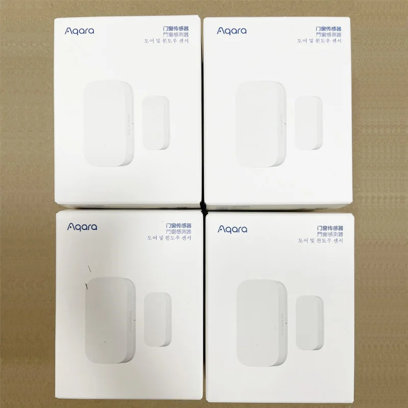 Оптовая продажа Aqara датчик двери и окна ZigBee беспроводное соединение умный датчик двери MCCGQ11LM работает с приложением XiaoMi Home Homekit