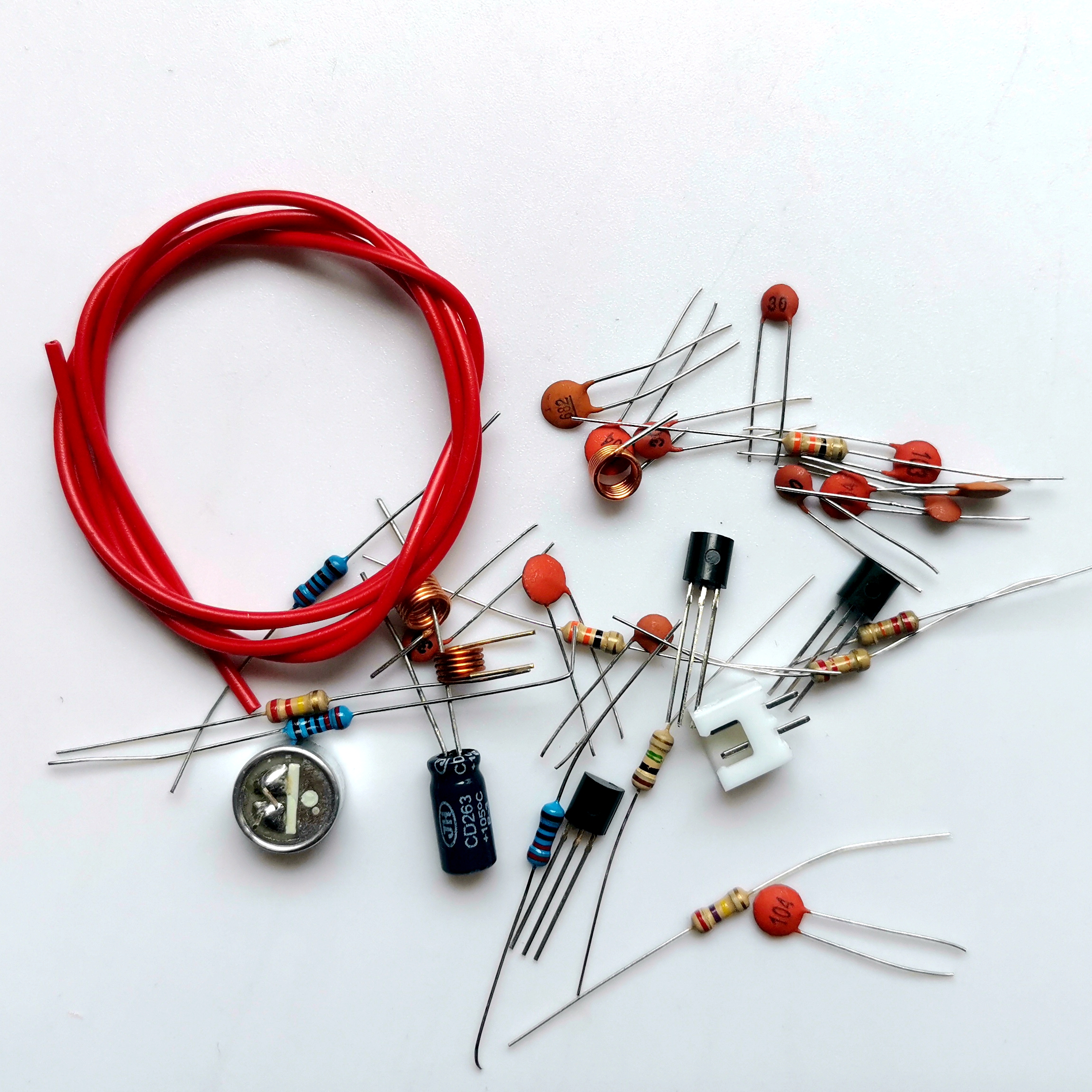 Kit de micrófono inalámbrico FM, práctica de producción electrónica DIY, paquete de entrenamiento de soldadura electrónica