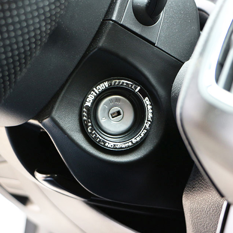 Nhôm Xe Đánh Lửa Công Tắc Khóa Vòng Bao Lỗ Chìa Khóa Vòng Tròn Dán Cho Xe Ford Focus 2 3 4 MK2 MK3 MK4 kuga Thoát Mondeo