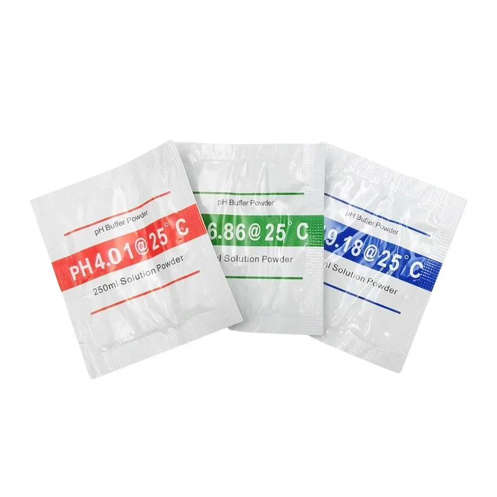 3/6/15 Chiếc PH 4.00 6.86 9.18 Giải Pháp Hiệu Chuẩn Bộ Đệm Bột Độ Chính Xác 0.01PH Cho PH Máy Đồng Hồ kỹ Thuật Số Đo