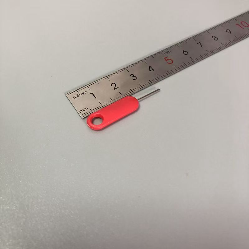 Anti-lost 10PCS  Red Mobile Phone Sim Card Pin Tray Removal Needle Opener Ejector Key Tool For Iphone Samsung Huawei Xiaomi Ipad