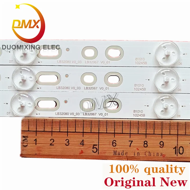 LED Backlight Strips 7 Lamp LB-PF3030-GJD2P53153X7AHV2-D For 32PHT4101 60 32PHT41321 12 For LG 32LJ500V LED Bars GJ-2K16 620MM
