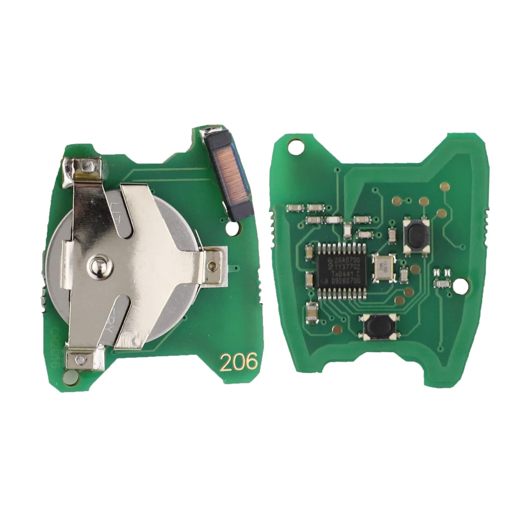 プジョー用リモートカーキー,433MHz,id46,pcf7961チップ,106, 107, 206, 306, 406, 307, 407,パートナー,xsara,citroen,saxo,picasso,ne73ブレード