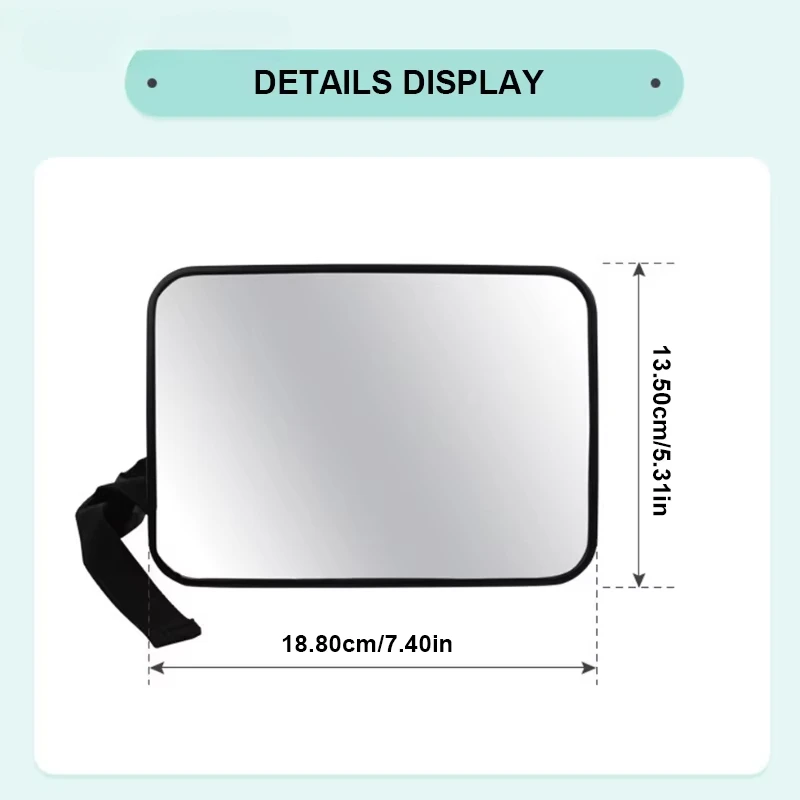 Espelho retrovisor do carro espelhos do bebê para segurança interior espelho universal assento de carro encosto de cabeça espelho monitor criança segurança do bebê condução