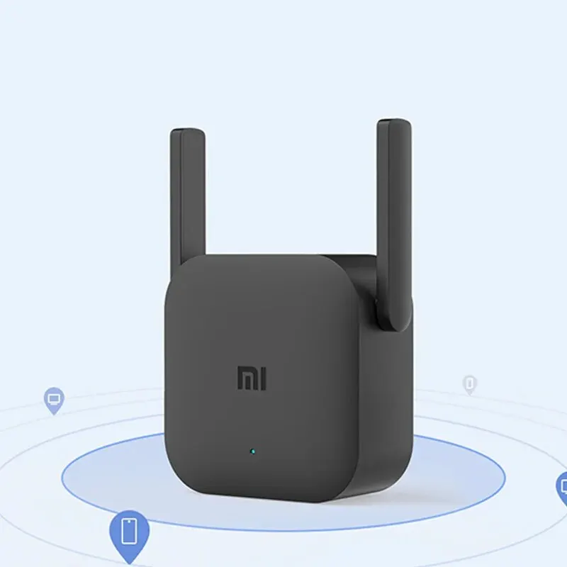 Novo Original Xiaomi Amplificador Wifi Pro 300M 2.4G Repetidor Expansor de Rede Range Extender Roteader Mi Router Wi-Fi Sem Fio