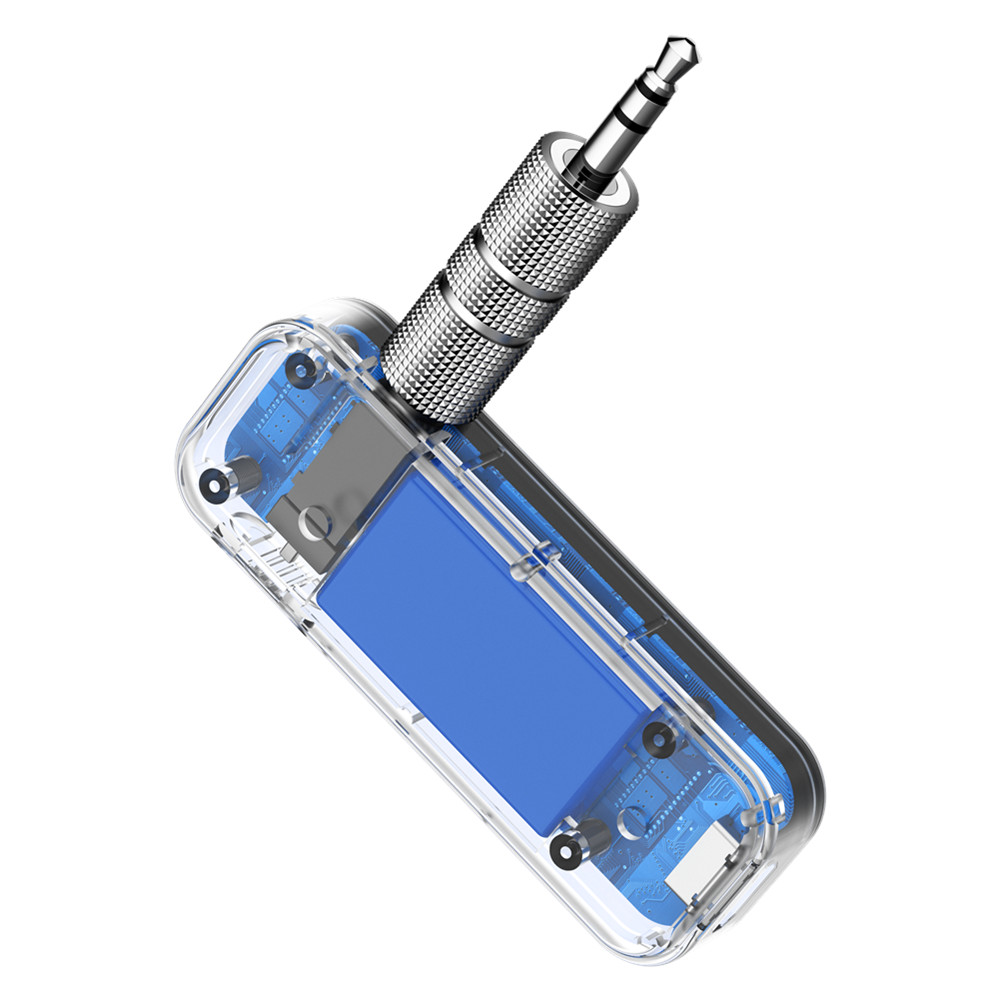 Bluetooth 5.0 receptor transmissor 2 em 1 c28 adaptador sem fio 3.5mm jack para carro música receptor de áudio aux fone de ouvido handsfree