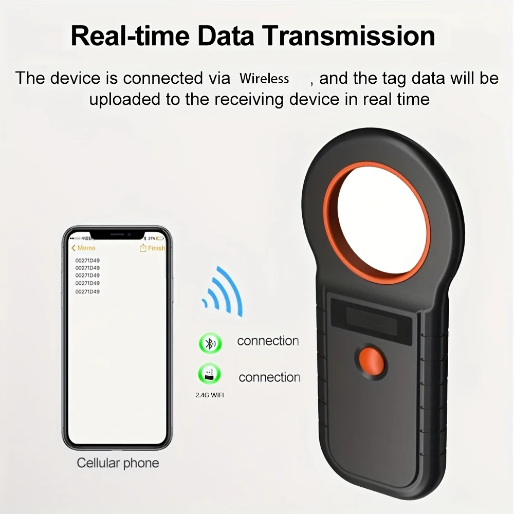 블루투스/USB 동물 태그 리더 RFID 리더 귀 태그 리더 애완 동물 칩 스캐너 개 고양이 소 양을위한 애완 동물 마이크로 칩 리더
