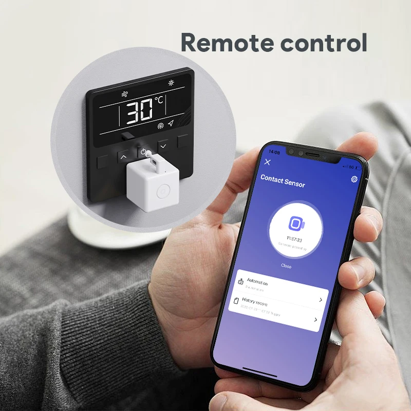 Tuya wifi + bluetooth/zigbee fingerbot plus interruptor bot cortinas de garagem botão robô empurrador casa inteligente alexa google casa voz