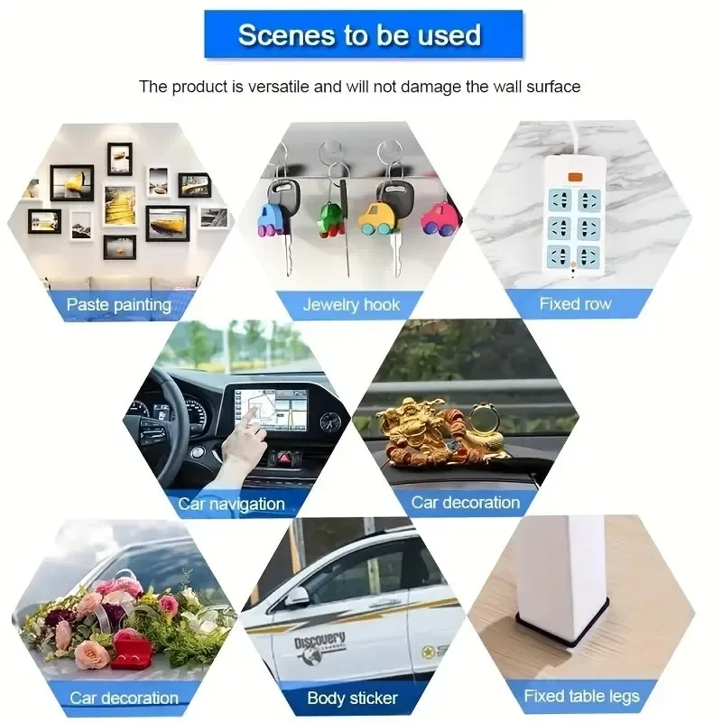 Ultra-strong Double Sided Adhesive Monster Tape Home Appliance Waterproof Wall Stickers Home Improvement Resistant Tapes