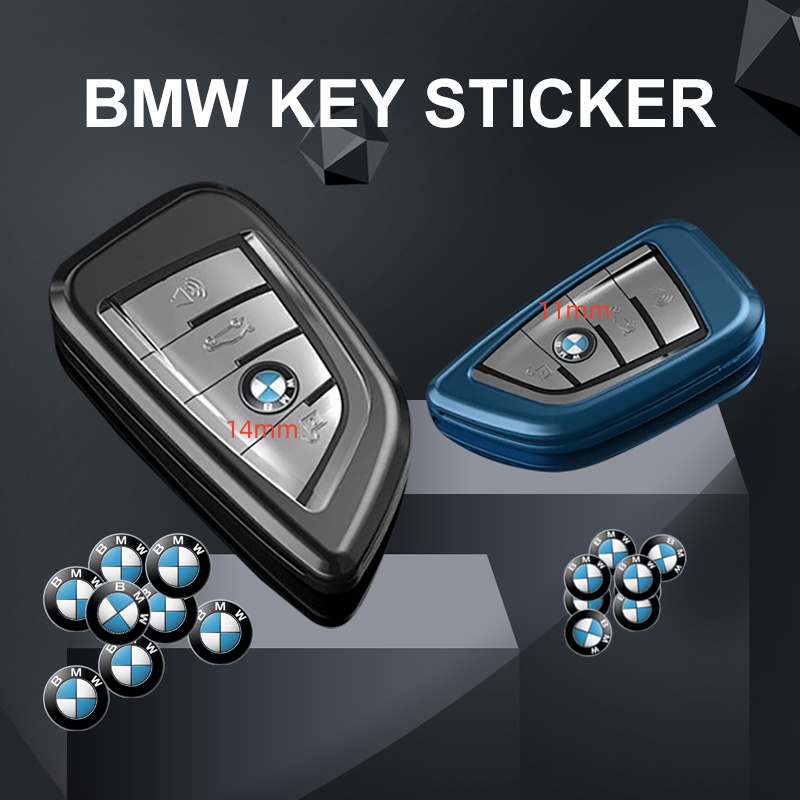 11/14mm Aluminium Auto Ferns chl üssel Aufkleber für BMW Performance Abzeichen f30, f10, e90, f20, e46, e60, e70, e39, e36, e87, x5 x6 x1 m3