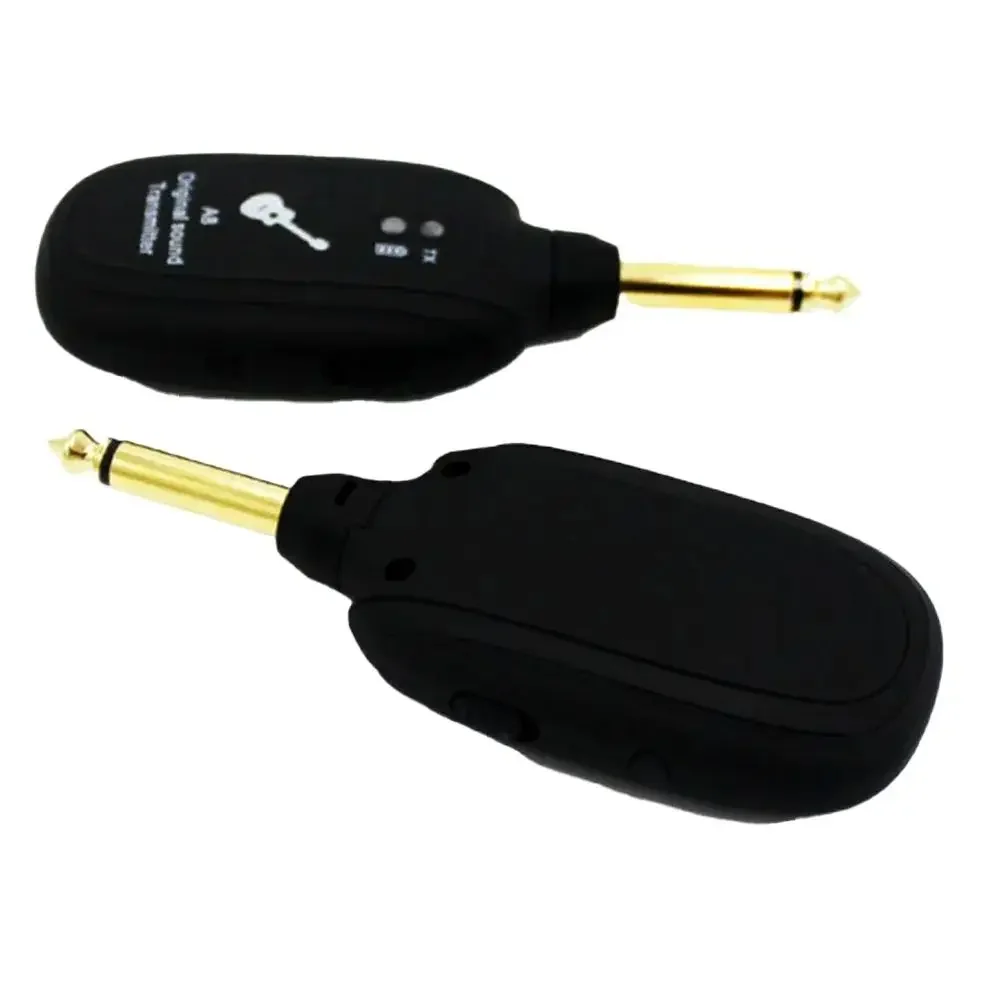 Ricevitore trasmettitore sistema wireless per chitarra UHF A8 Trasmettitore per chitarra wireless ricaricabile integrato per basso elettrico