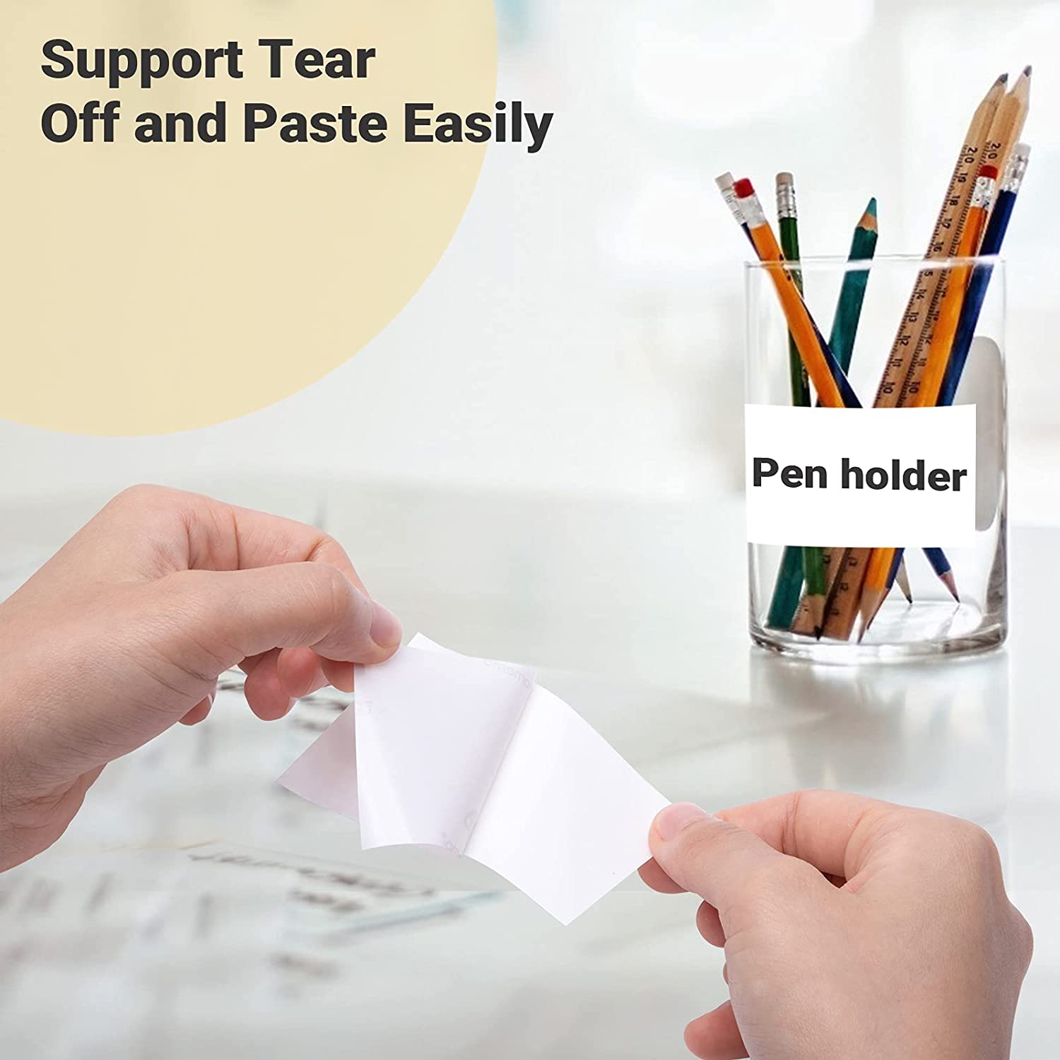 6 rollos de papel térmico Phomemo, pegatina adhesiva, etiqueta adhesiva DIY, papel térmico para Mini impresora térmica portátil T02 M02X