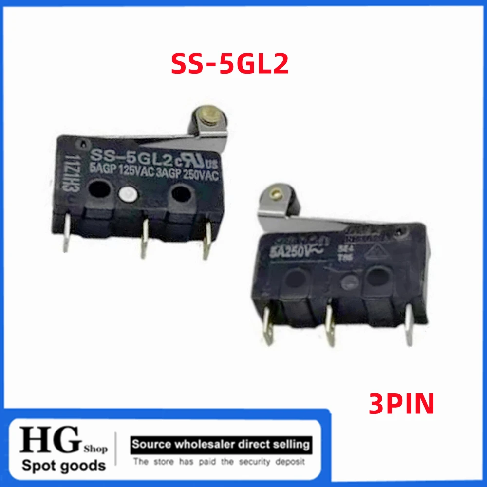 5-10 pz/lotto microinterruttore SS originale SS-5 SS-5GL SS-5GL2 SS-5GL13 finecorsa micro corsa a 3 pin piccolo