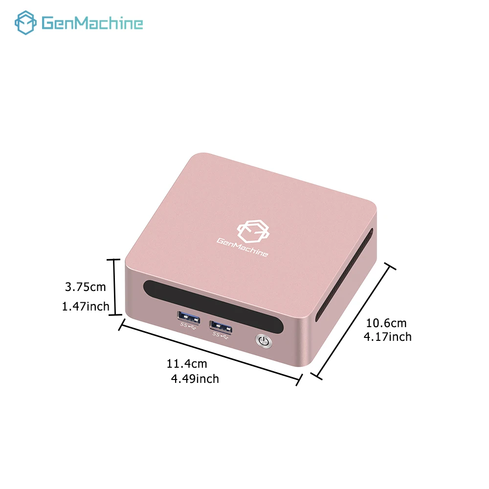 GenMachine Mini PC AMD Ryzen 4500U 4700U 4800H 4800U ES Windows 11 Ryzen DDR4 WiFi6 Gaming Pc Diy Gaming Computer