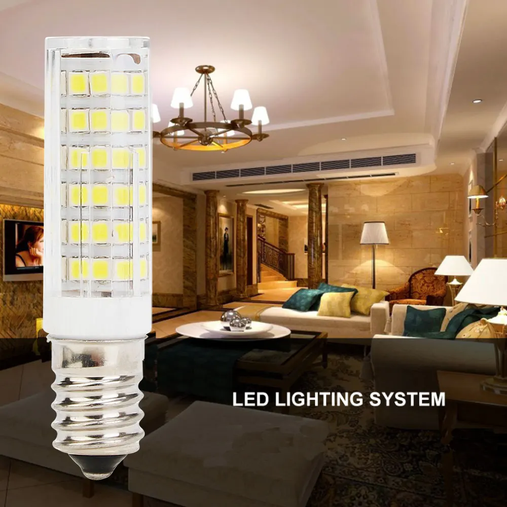 E14 LED トウモロコシ電球 7W 9W 12W 15W 18W、220-240V 2835 SMD、360 °   ビーム角、ハロゲンシャンデリア交換用の明るいミニライト