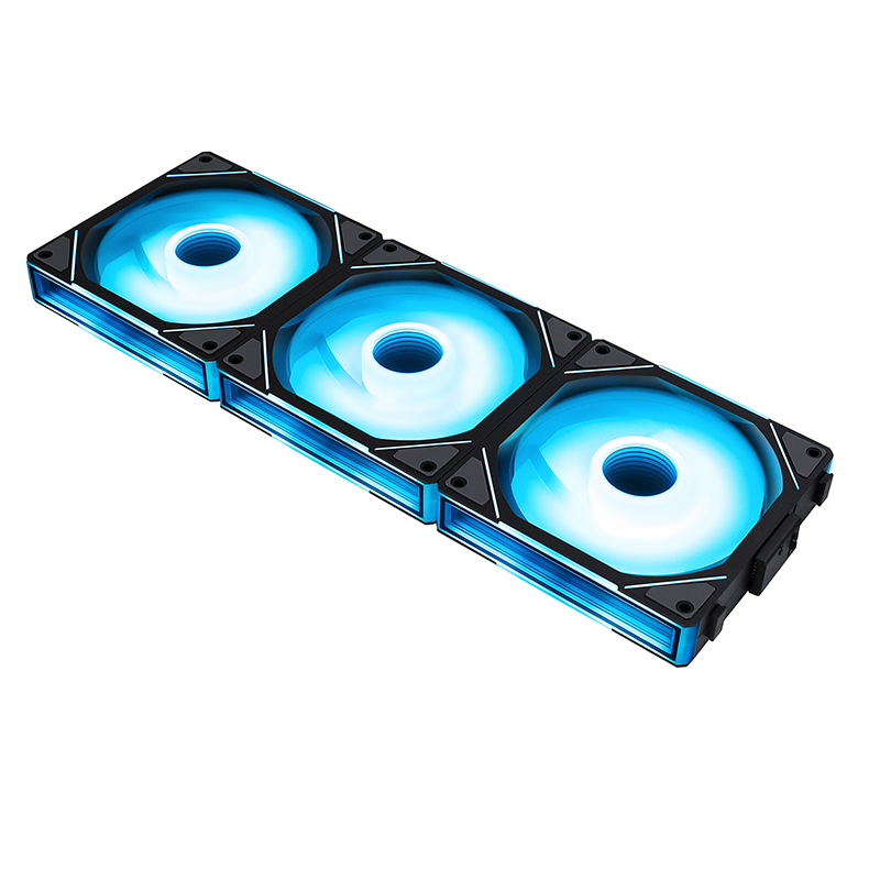 TEUCER JM-1 ventilateur de boîtier d'ordinateur ARGB effet de lumière de Cycle de miroir 120mm 4Pin PWM ventilateur de refroidissement PC ventilateur de refroidissement par eau à faible bruit