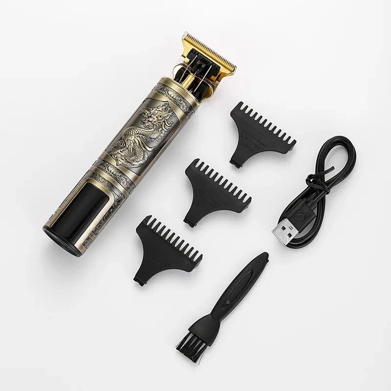 สามความเร็วตัวแปรเกียร์ T9 ผม Clipper โกนผมตัดผมตัดเครื่องโกนหนวดไฟฟ้าแฟนของขวัญตัดผม Clippers