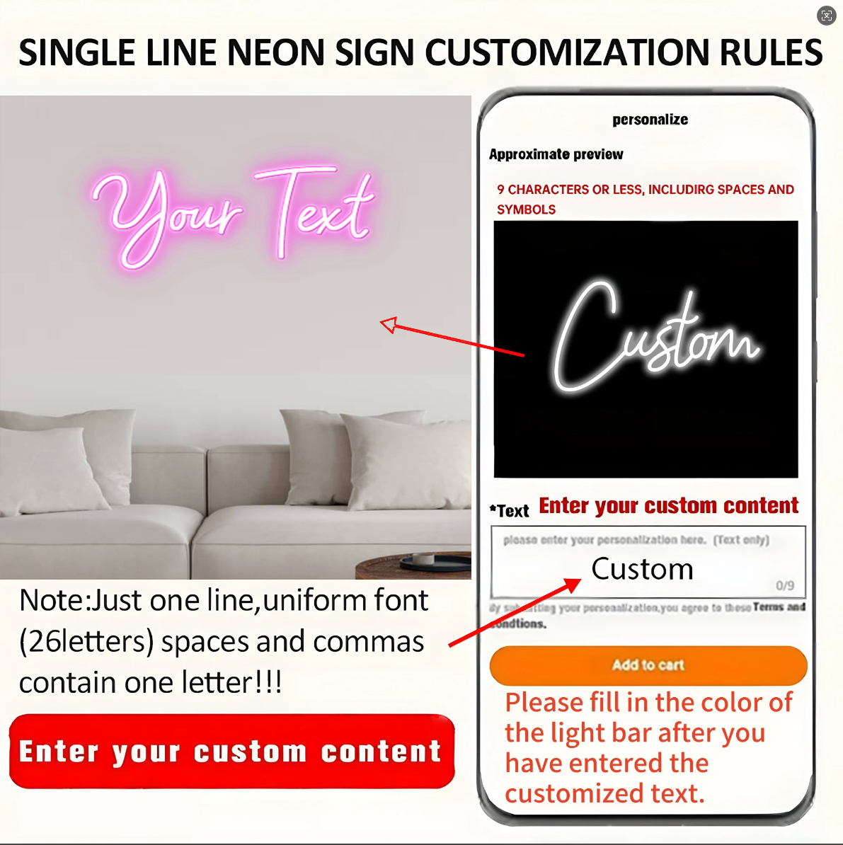 カスタムネオンサイン名パーソナライズされたサイン Led 大型ネオンナイトライト誕生日プレゼントルーム寝室の装飾壁結婚式のネオンランプ