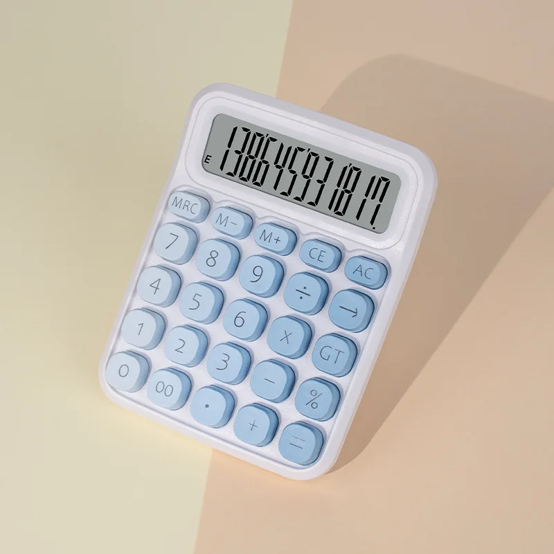Botones de pantalla grande con gradiente de macarrón de Color de alto valor, superventas, para estudiantes de finanzas y contabilidad de computadoras, 1 Uds.