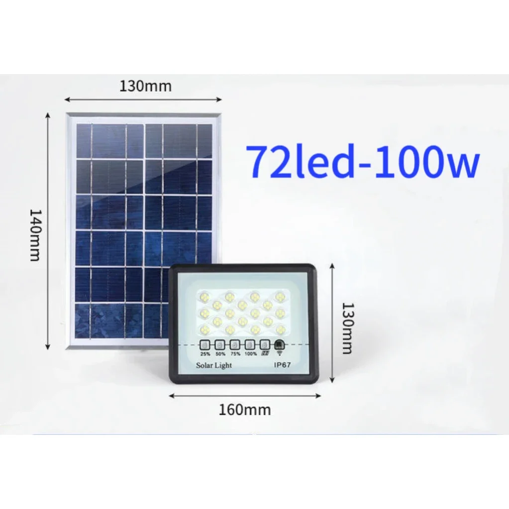ไฟโซลาร์เซลล์กลางแจ้ง ไฟ LED สำหรับสวน อาคาร แสงอาทิตย์ กันน้ำระดับ IP67 ไฟสปอตไลท์ ไฟฉุกเฉิน ไฟติดผนัง