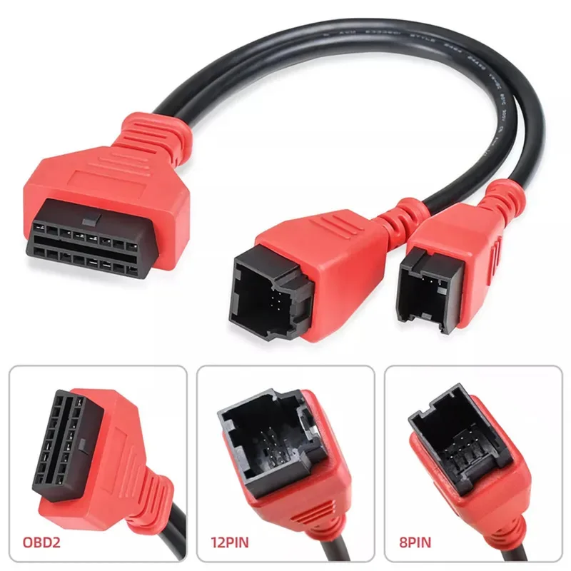 Cabo adaptador universal OEM FCA 12 + 8 bypass de cabo de diagnóstico adequado para módulo de gateway de segurança Chryslers