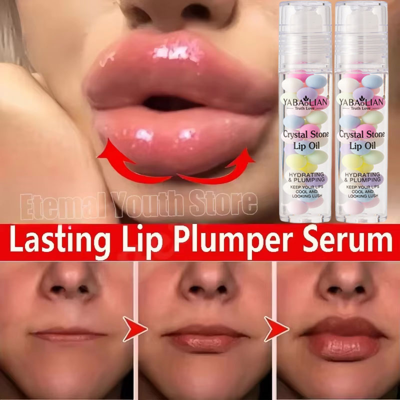 Volumen instantáneo, aceite regordete de labios, colágeno, brillo de labios, crema hidratante, reparación de maquillaje, aumenta la elasticidad, Cosméticos de labios sexys