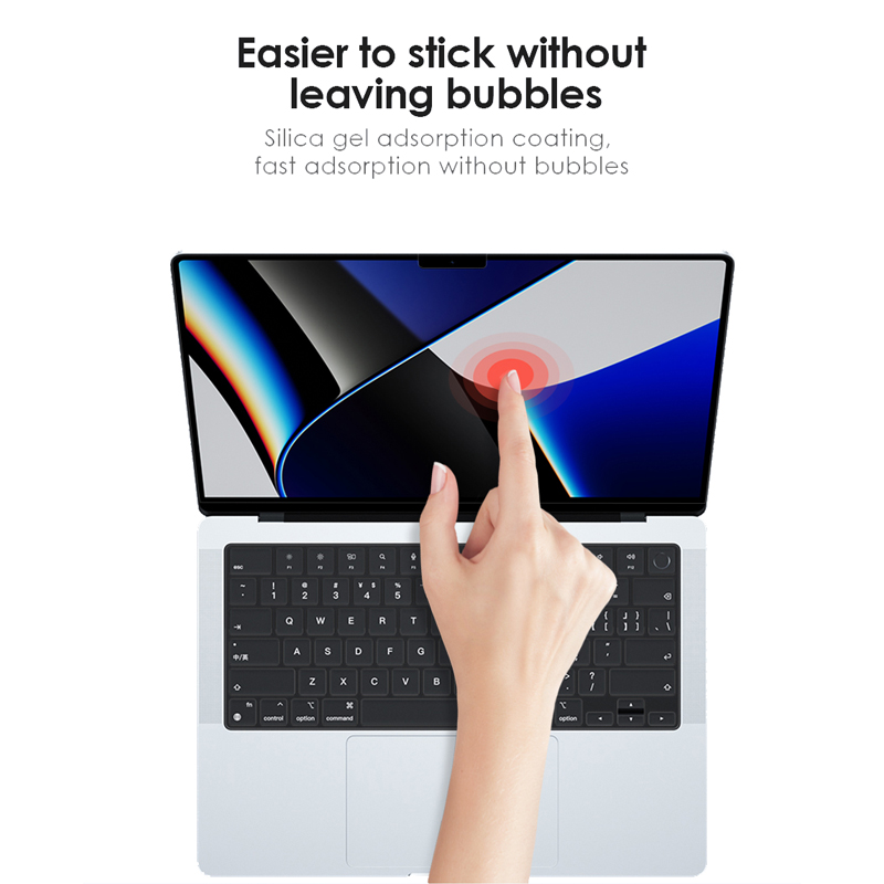 Protetor de tela para macbook hd filme macio para ar 13 Polegada m1 m2 pro 13 14 15 16 Polegada barra toque max capa guarda acessórios