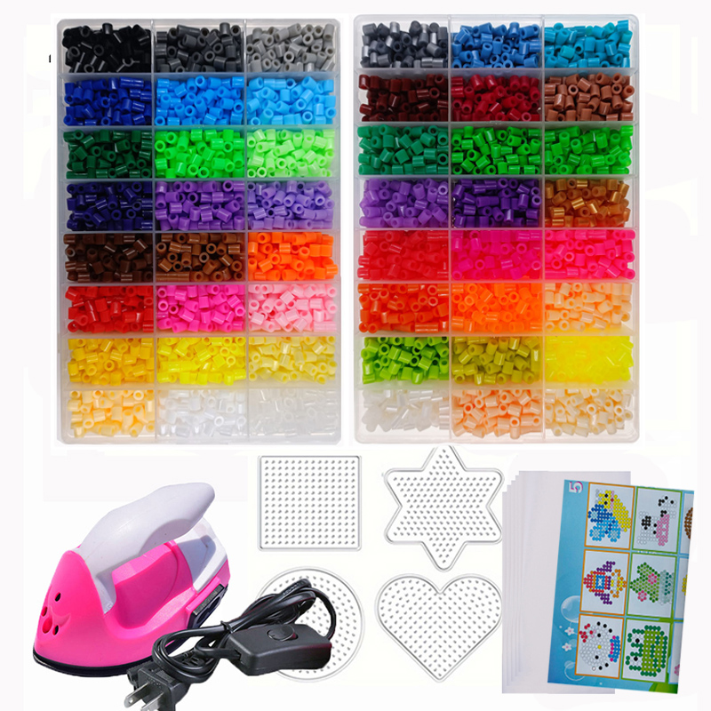 Hama Perlen Box Embalagem Thermomosaik Ferro Ohio Perlen, Bügelperlen Sicherungsperlen Brinquedo DIY, 24 48 72 Kerne 2,6 mm 5 mm