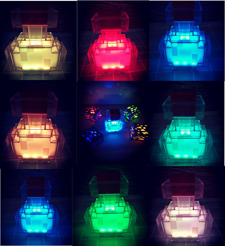 Brownstone lanterna led night light quarto luz decorativa mudança de cor garrafa arma carregamento usb com fivela presente das crianças