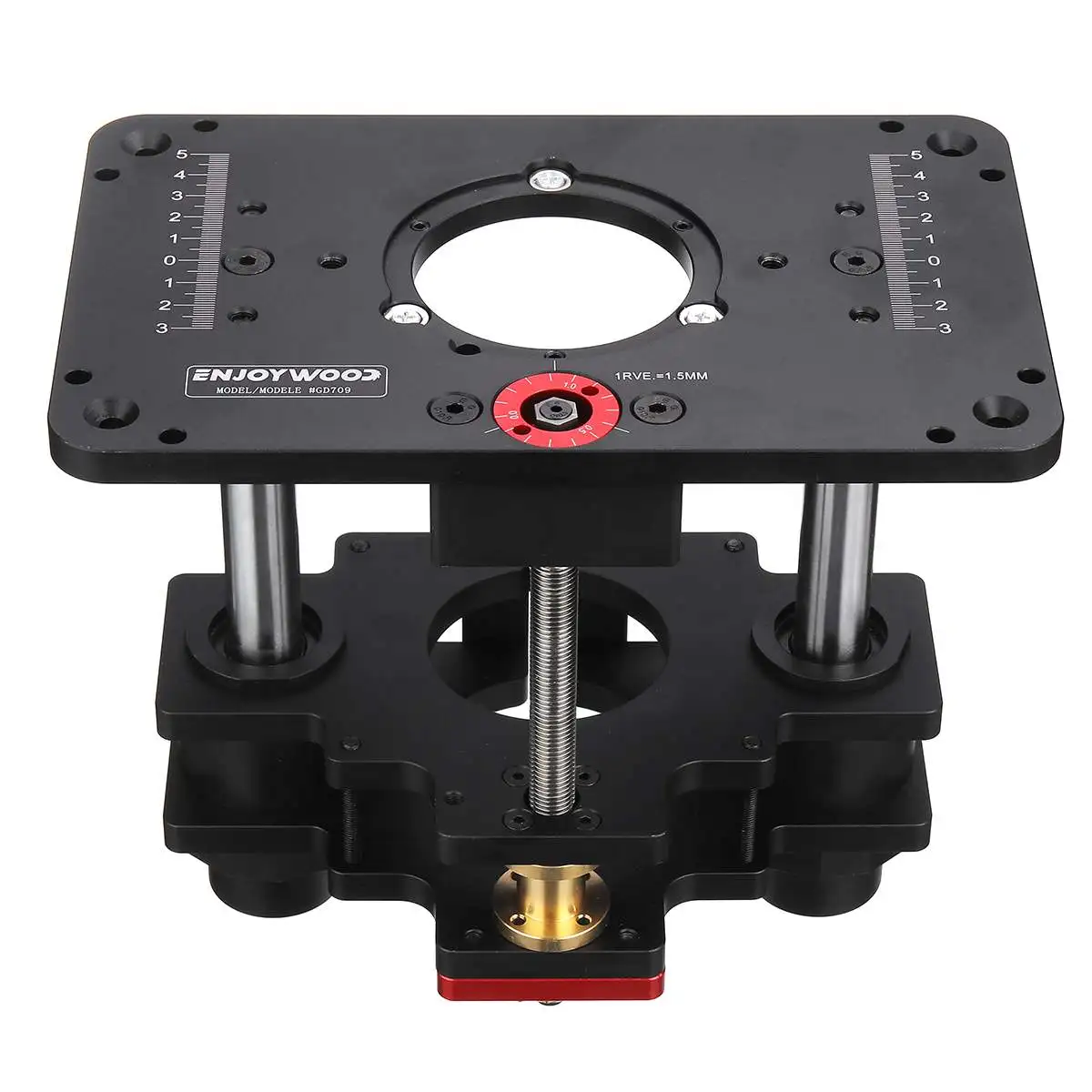ENJOYWOOD GD7 PRO Router Lift for 65mm 69mm Wood Router Table Set Up Lift with Plate Precision Woodworking Tool